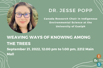 Dr. Jesse Popp: Weaving Ways of Knowing Among the Trees