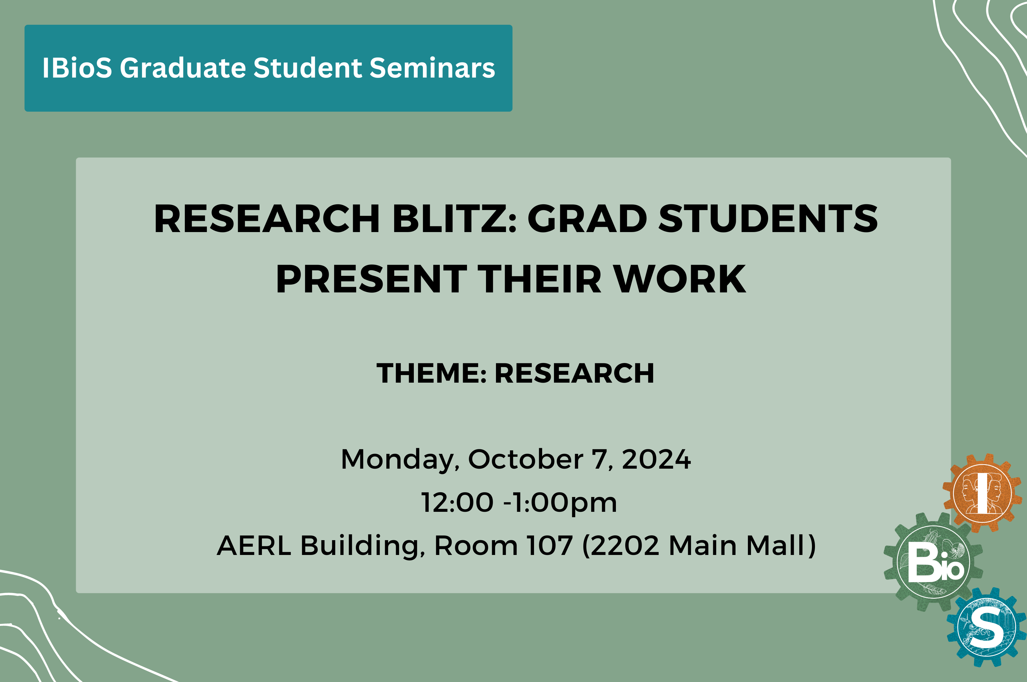 Research Blitz: Grad Students Present Their Work 