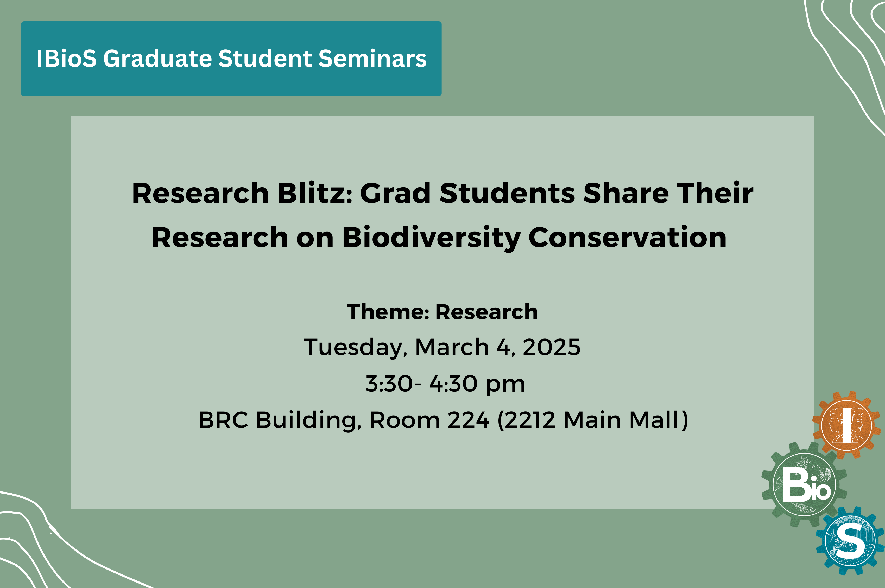 Research Blitz: Grad Students Share Their Research on Biodiversity Conservation 